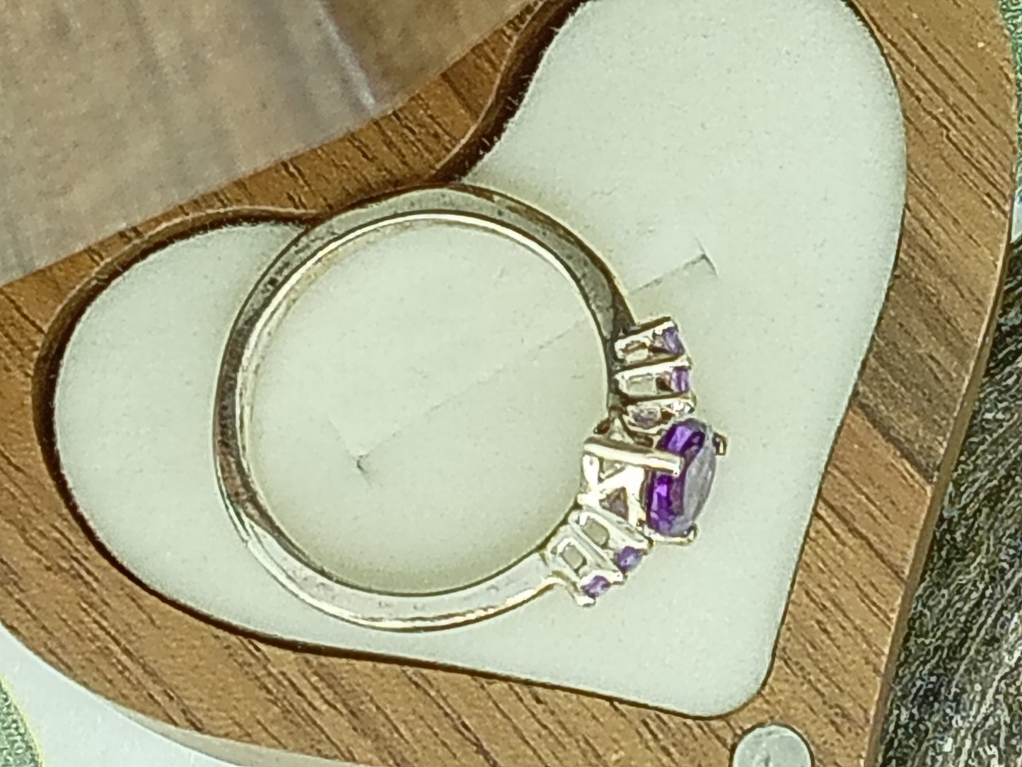 A grade Amethyst & Sterling Silver ring